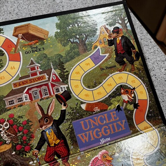 Vintage The Uncle Wiggily Rabbit 1988 Kids Board Game Manual 80s Retro Gift - Picture 5 of 14